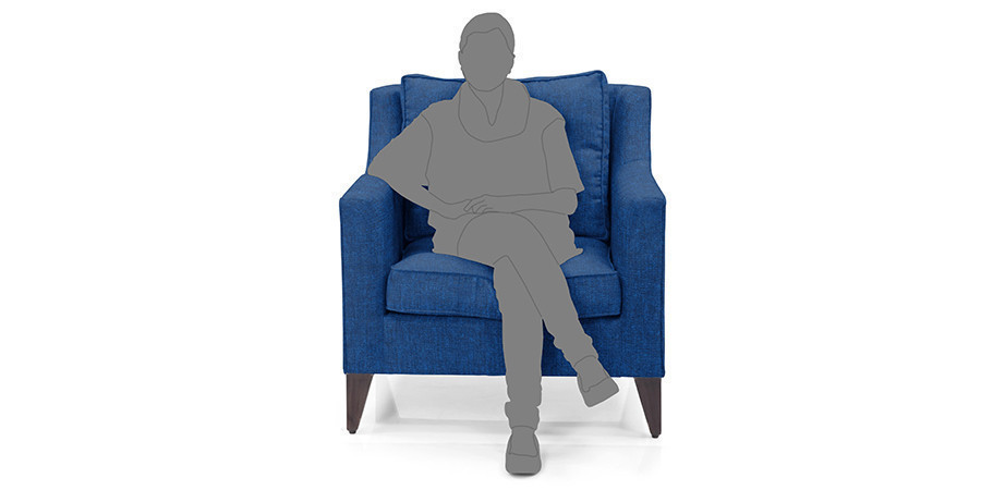 Flemingo Fabric Sofa 5Seater (Blue)